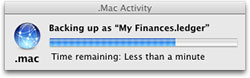 Backup to .Mac