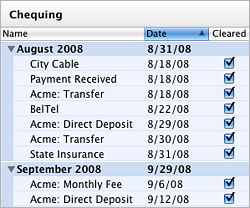 Transaction Groups